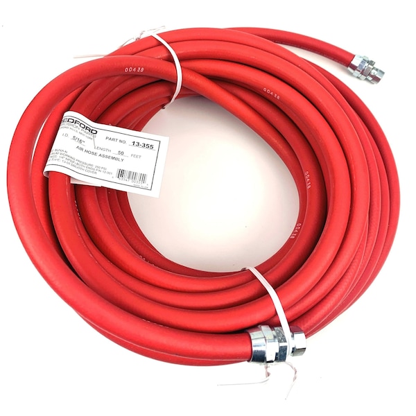 Bedford Precision 50' x 5/16in Air Hose Assembly Smooth, Replacement for 210868, 71-1206, HA-2150